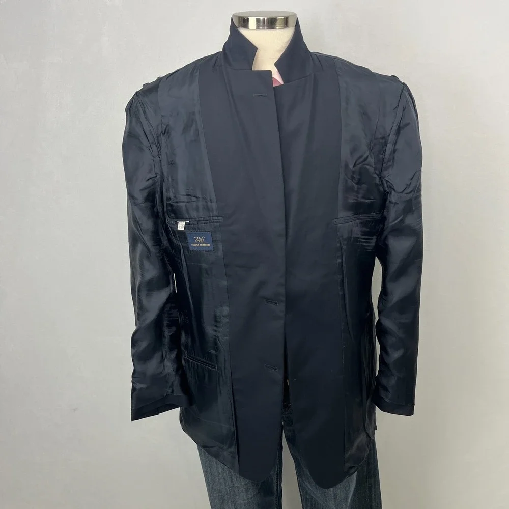 Brooks‎ Brothers 346 Blazer Mens 42L Sheep Gold Button Quiet Luxury Sport Coat